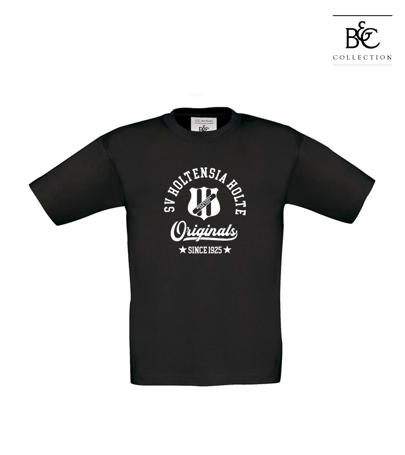B&C Kinder T-Shirt Black "Jacob"