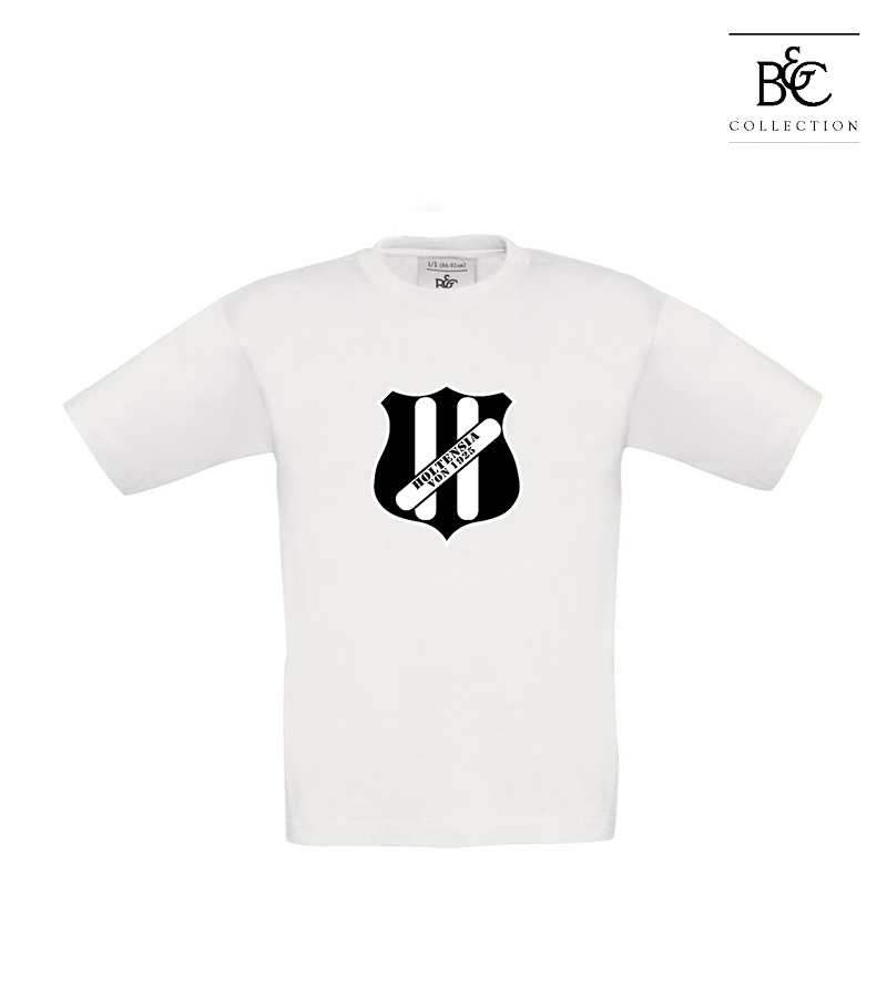B&C Kinder T-Shirt White "Anton Frontprint"