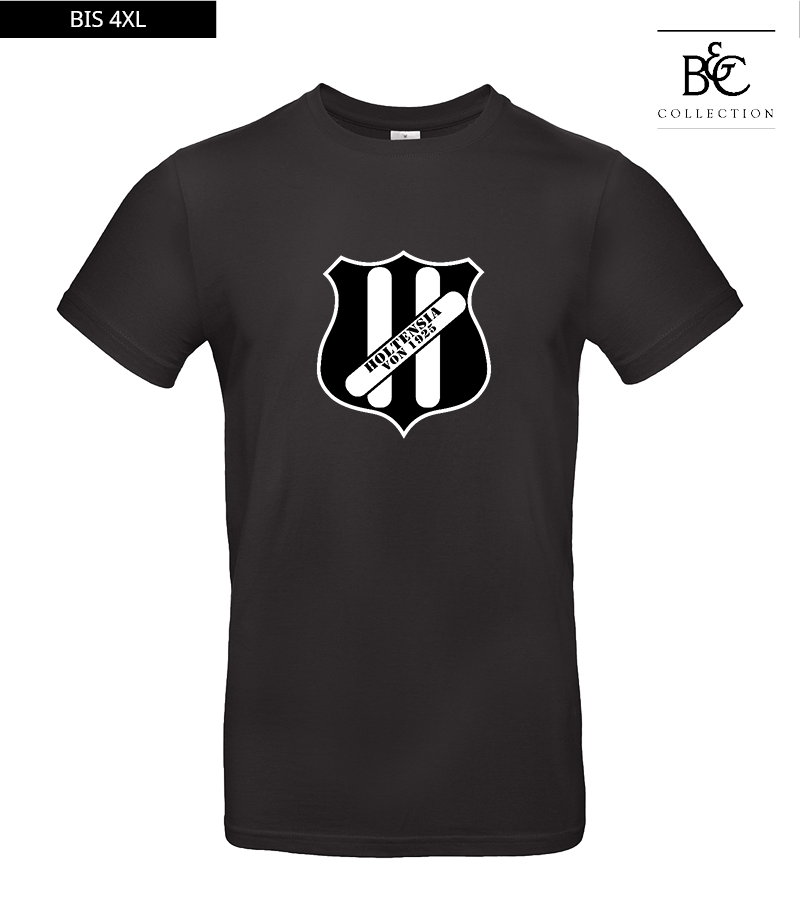 B&C Herren T-Shirt Black "Anton Frontprint"