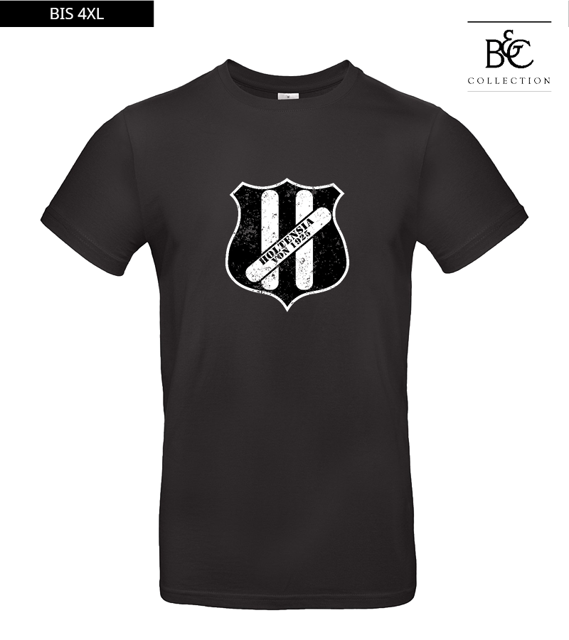 B&C Herren T-Shirt Black "Uwe Frontprint"
