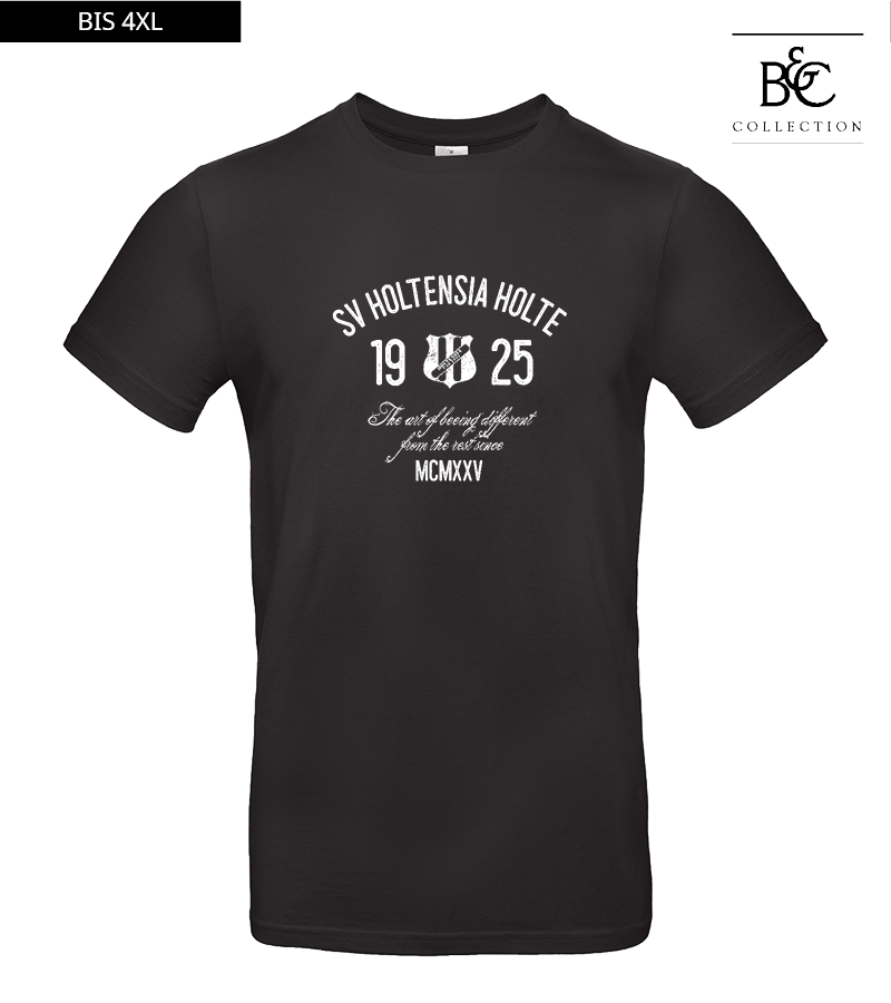 B&C Herren T-Shirt Black "Isack"