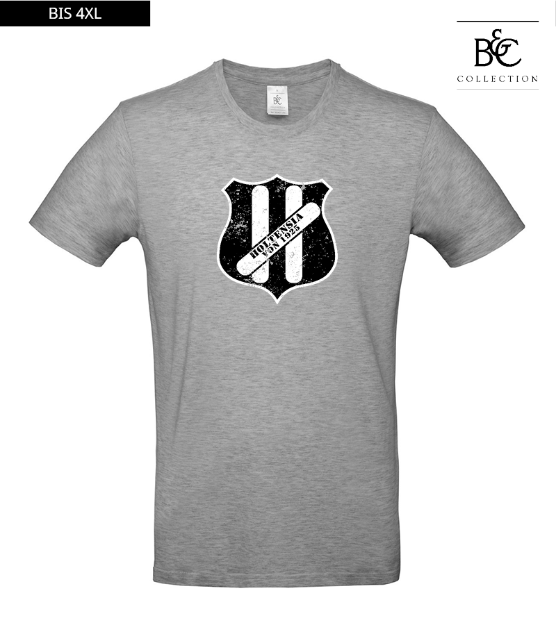 B&C Herren T-Shirt Sports Grey "Uwe Frontprint"