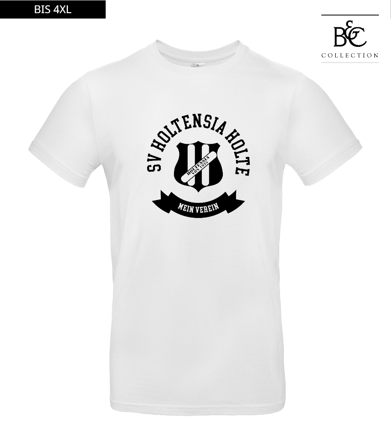 B&C Herren T-Shirt White "Bono"