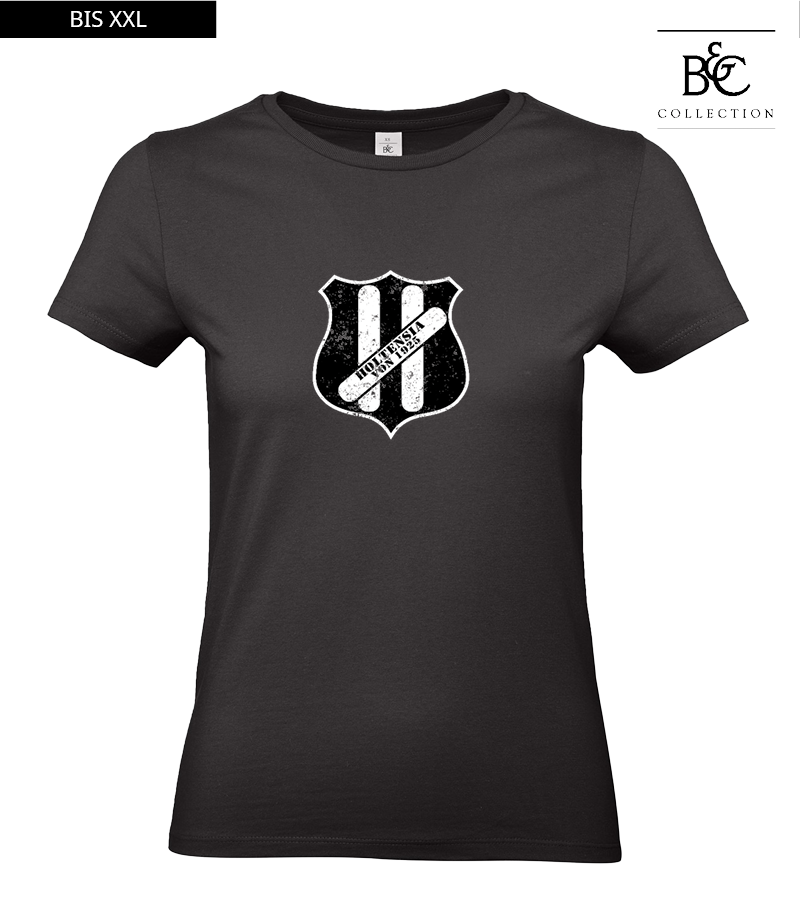 B&C Damen T-Shirt Black "Uwe Frontprint"