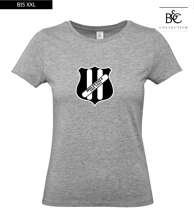 B&C Damen T-Shirt Sports Grey "Anton Frontprint"