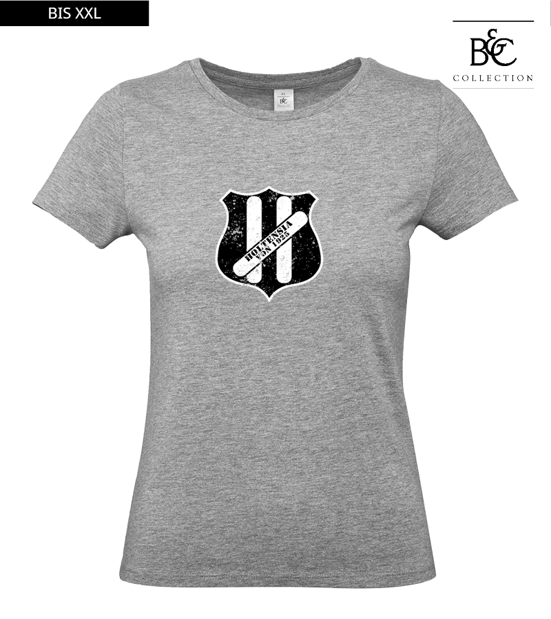 B&C Damen T-Shirt Sports Grey "Uwe Frontprint"