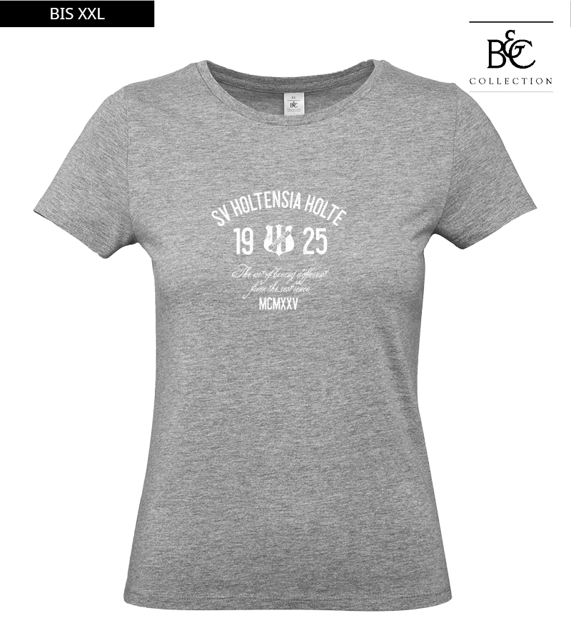 B&C Damen T-Shirt Sports Grey "Isack"