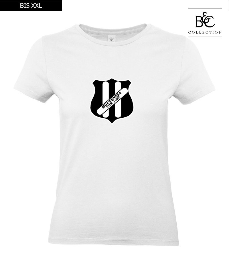 B&C Damen T-Shirt White "Anton Frontprint"