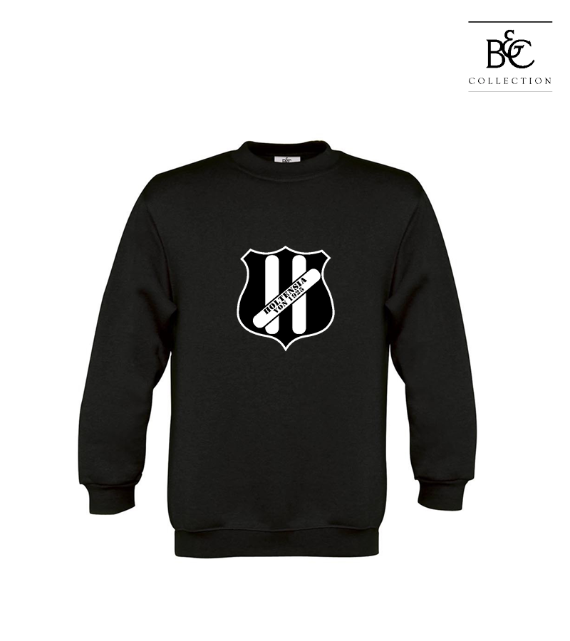 B&C Kinder Sweatshirt Black "Anton Frontprint"