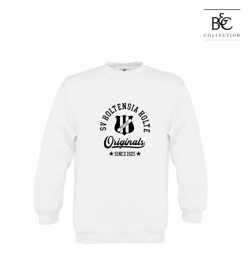 B&C Kinder Sweatshirt White "Jacob"