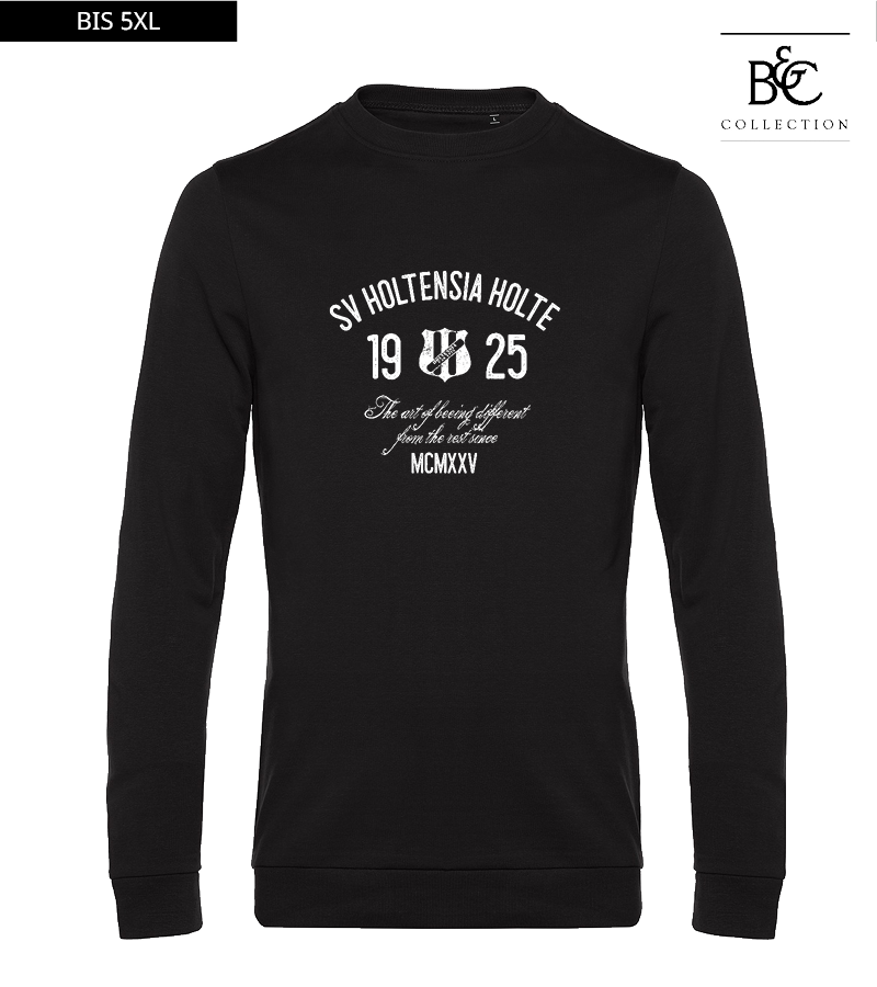 B&C Herren Sweatshirt Black Pure "Isack"