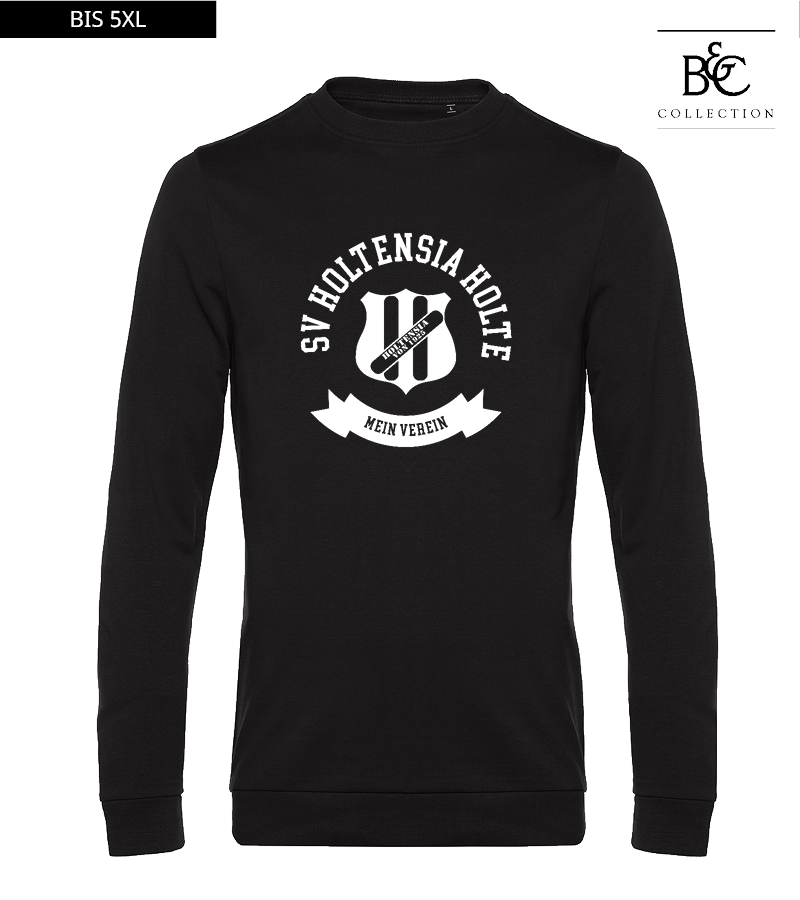 B&C Herren Sweatshirt Black Pure "Bono"