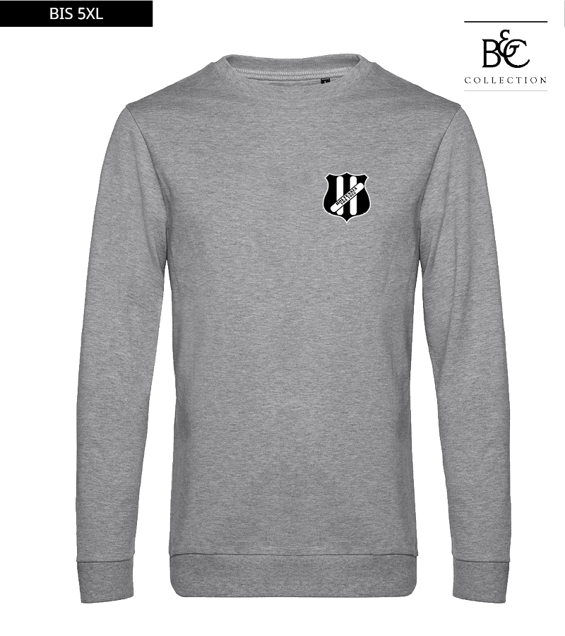 B&C Herren Sweatshirt Heather Grey "Anton"