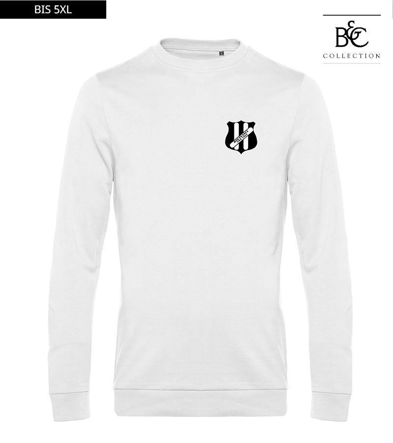 B&C Herren Sweatshirt White "Anton"
