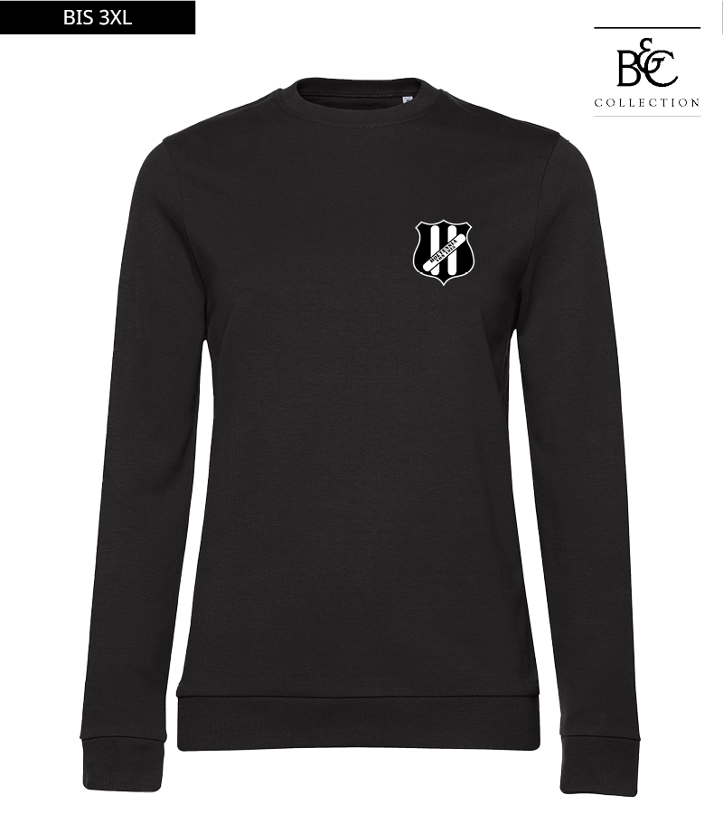 B&C Damen Sweatshirt Black Pure "Anton"