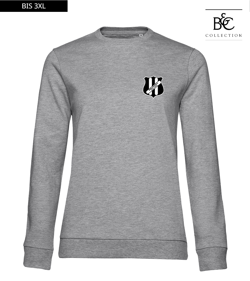 B&C Damen Sweatshirt Heather Grey "Anton"
