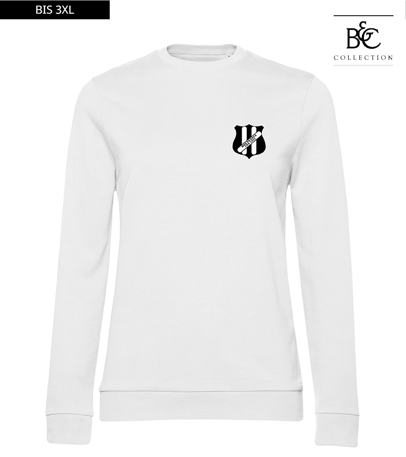 B&C Damen Sweatshirt White "Anton"