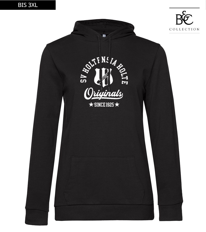 B&C Damen Hoodie Black Pure "Jacob"