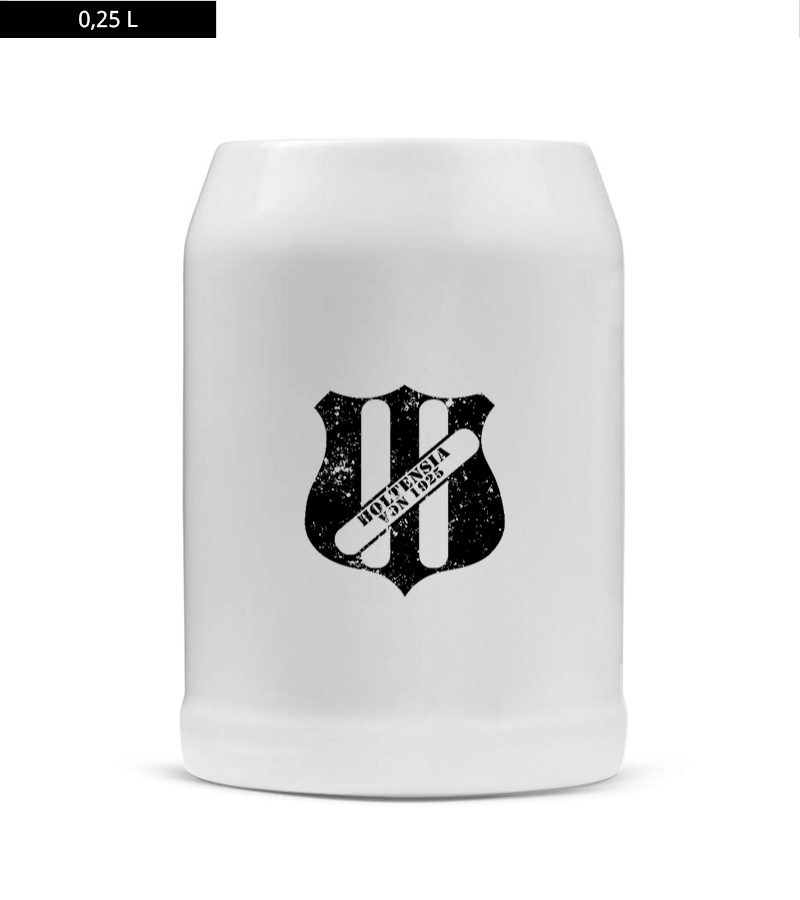 Bierkrug 0,25l White "Uwe" A