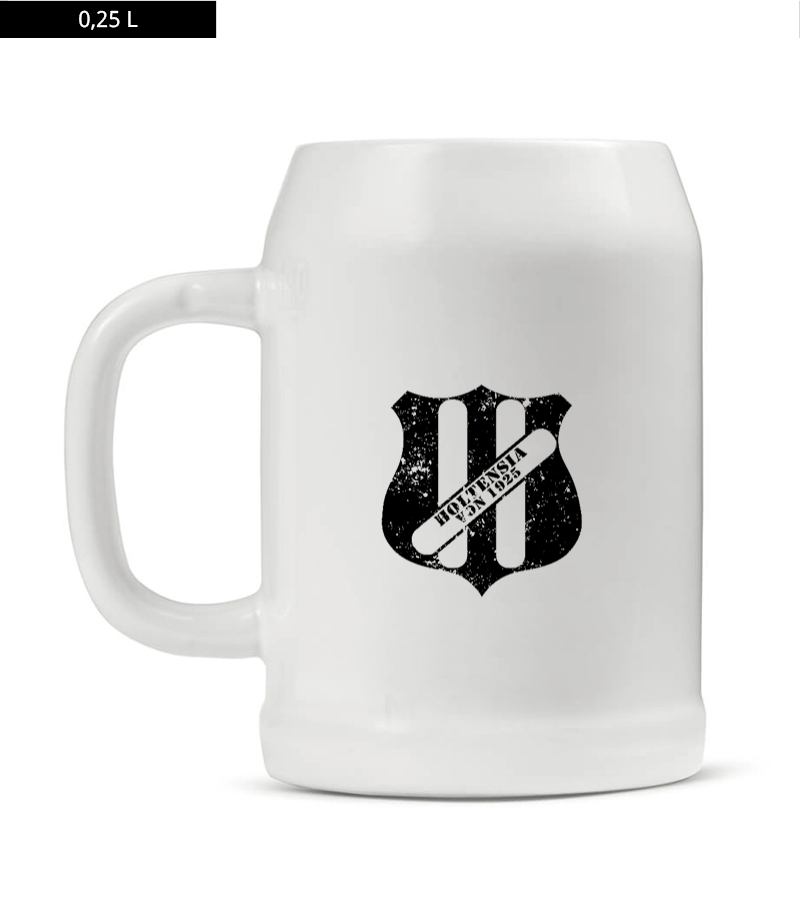 Bierkrug 0,25l White "Uwe" B