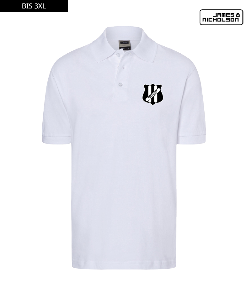 J+N Herren Polo-Shirt White "Anton"