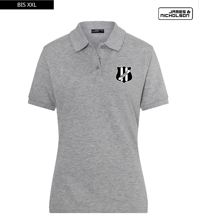 J+N Damen Polo-Shirt Heather Grey "Anton"