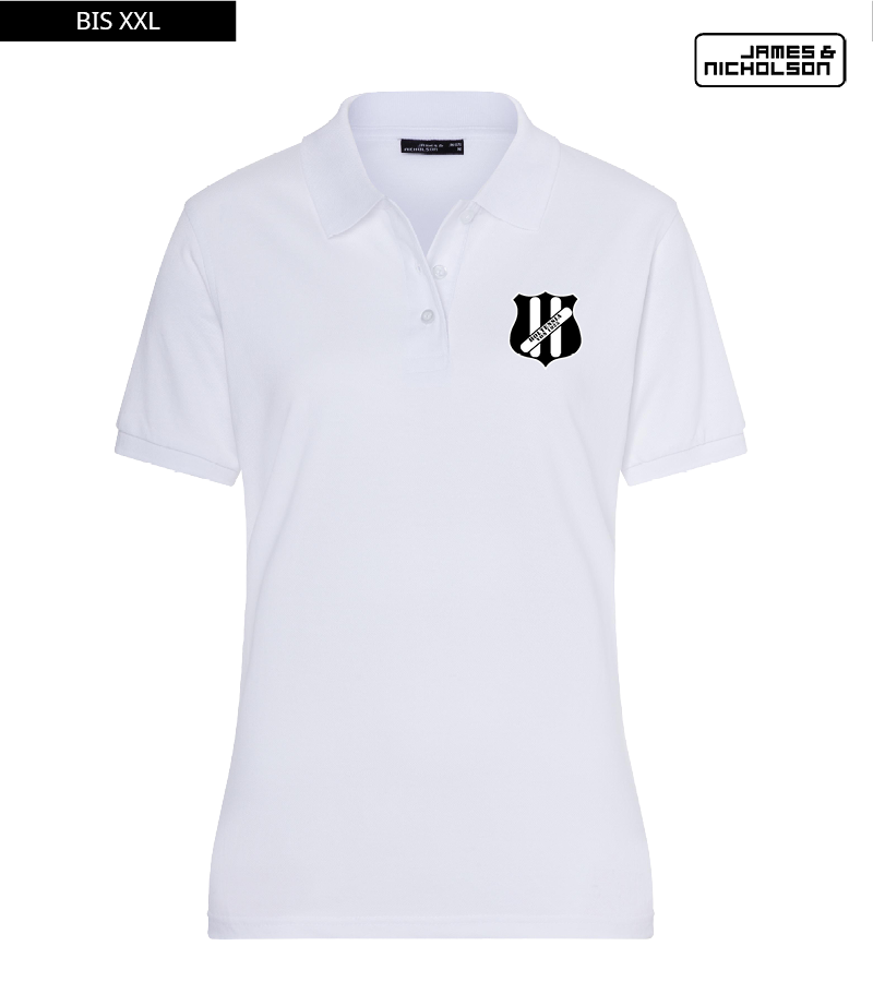 J+N Damen Polo-Shirt White "Anton"