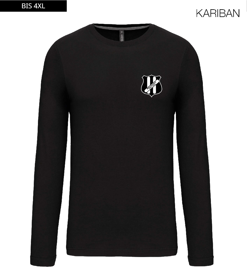 Kariban Herren Langarmshirt Black "Anton"