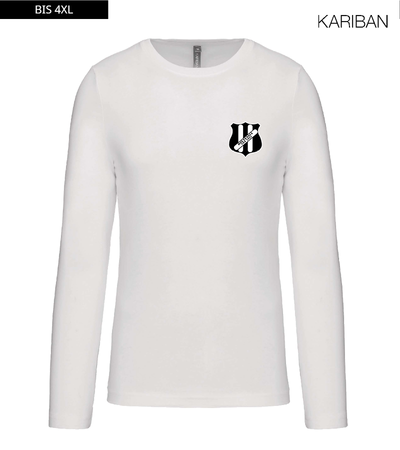 Kariban Herren Langarmshirt White "Anton"