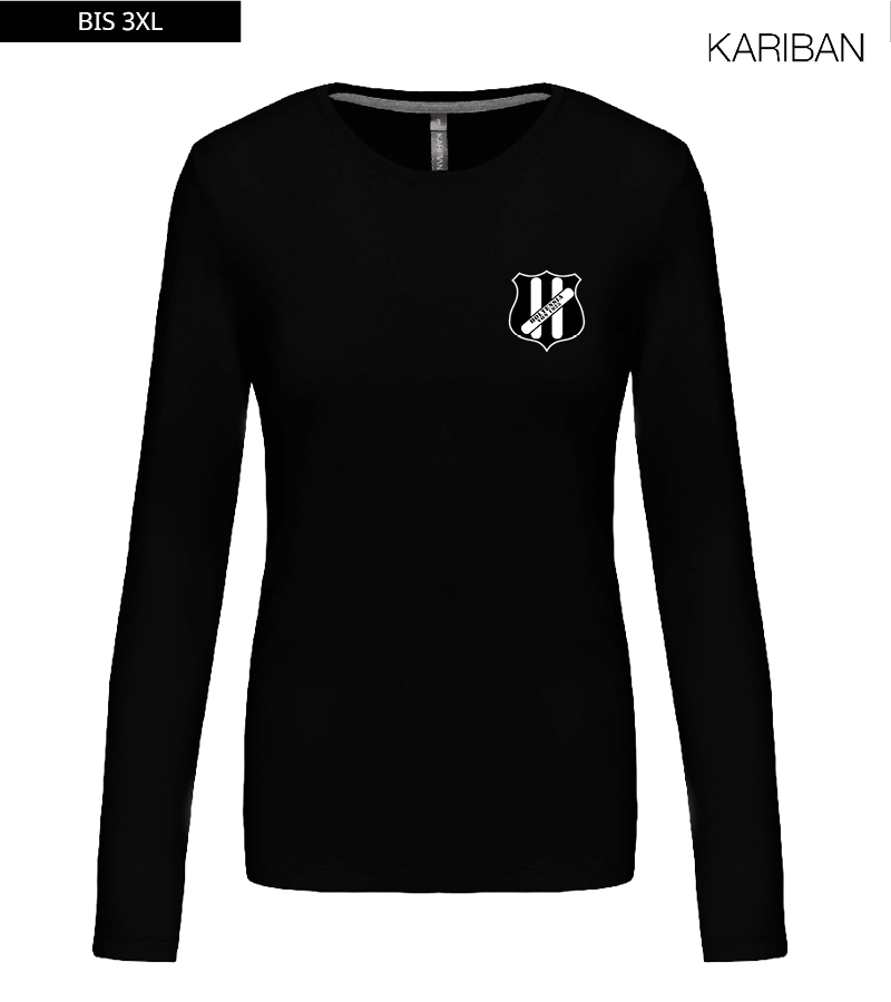 Kariban Damen Langarmshirt Black "Anton"