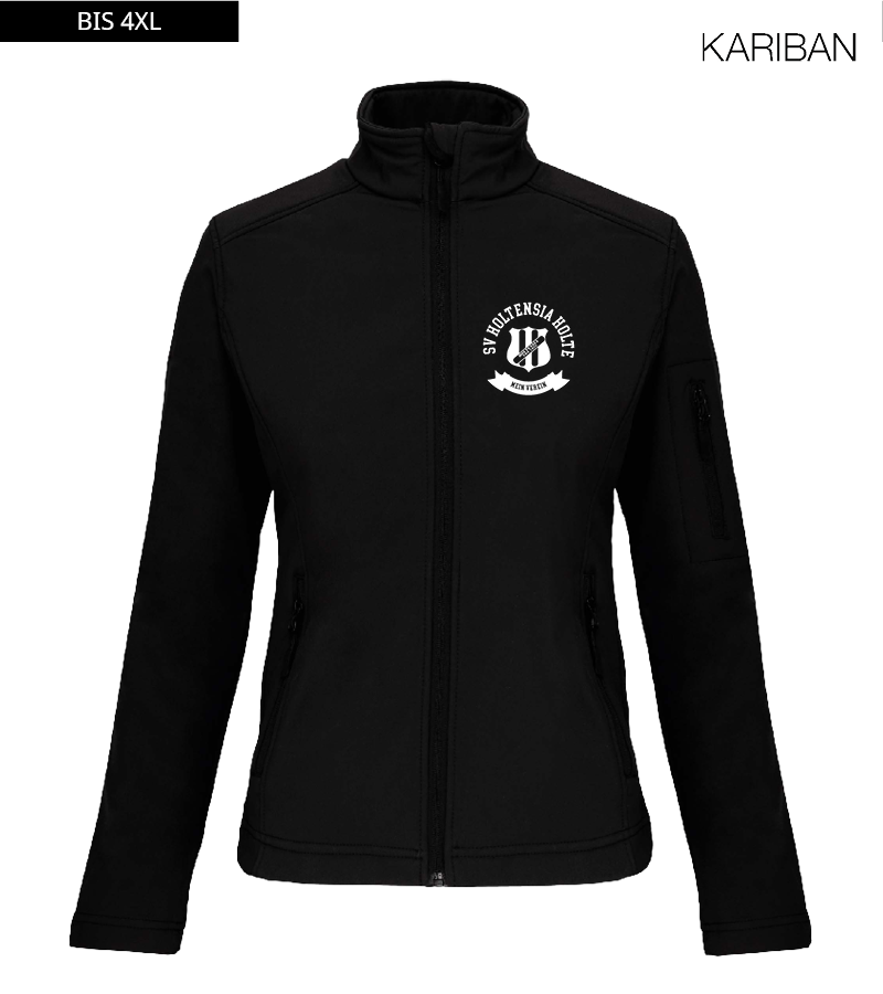 Kariban Damen Softshelljacke Black "Bono"