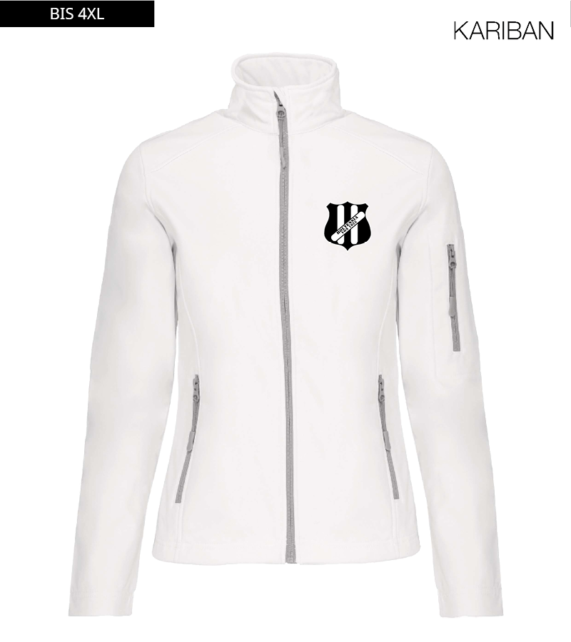 Kariban Damen Softshelljacke White "Anton"