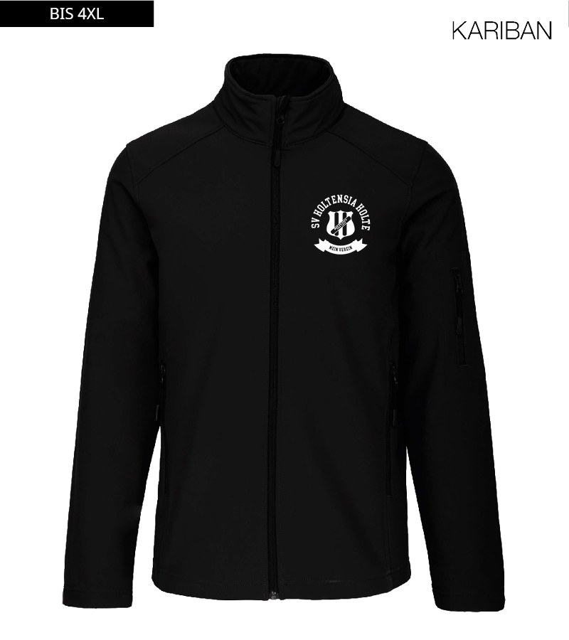 Kariban Herren Softshelljacke Black "Bono"