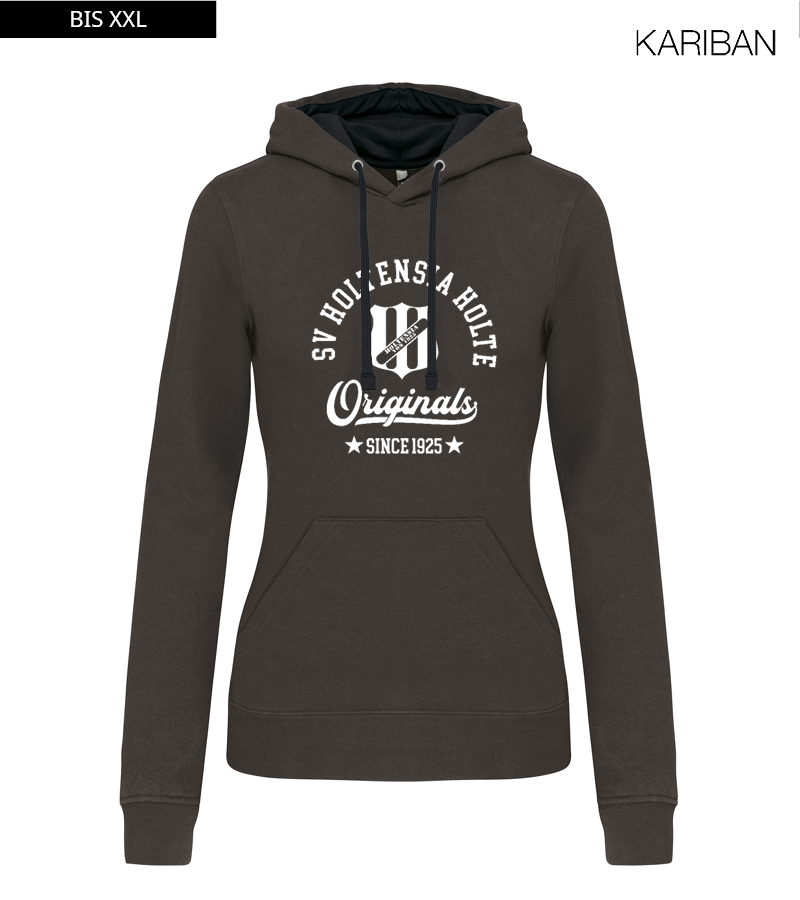 Kariban Damen Hoodie Dark Grey Black "Jacob"