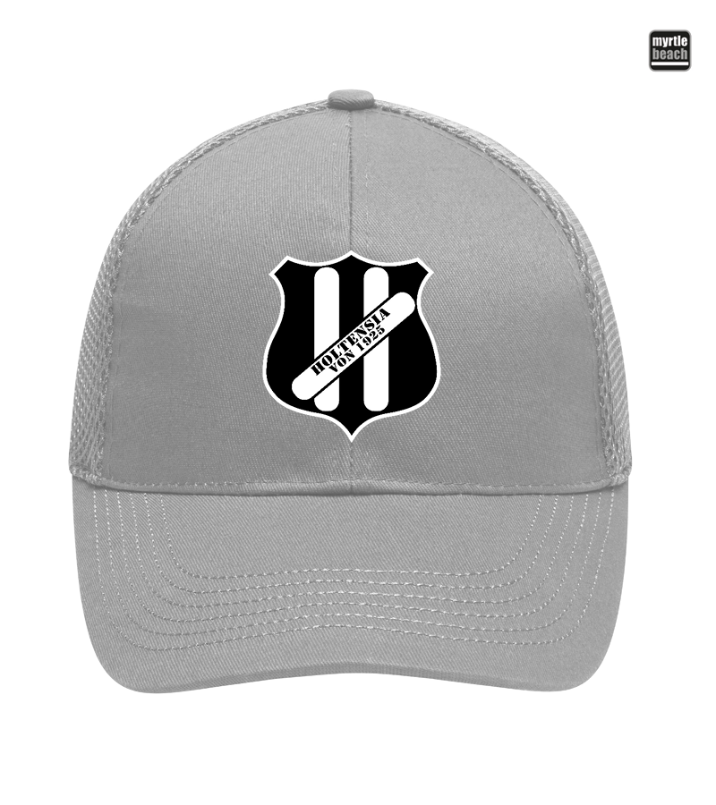 Myrtle Beach Unisex 6 Panel Air Mesh Cap Light Grey "Anton"
