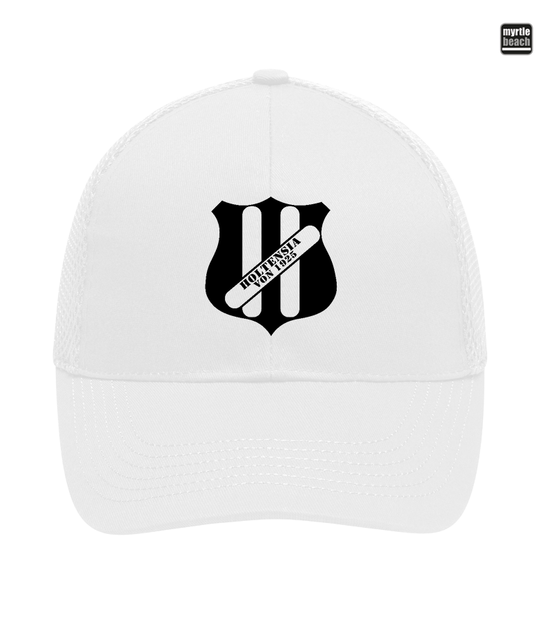 Myrtle Beach Unisex 6 Panel Air Mesh Cap White "Anton"