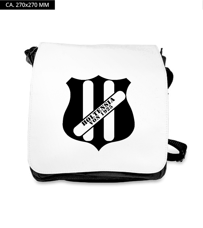 Schultertasche L Black "Anton"