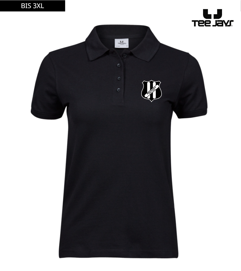 Tee Jays Damen Heavy Polo-Shirt Black "Anton"